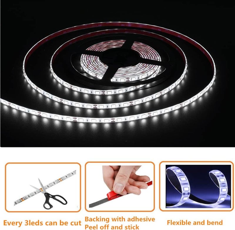 Vbakor RV Awning Led Lights,12V 13FT Camper Awning Lights for Camper Motorhome Travel Trailer Concession Stands Food Trucks, Waterproof RV Exterior Underglow Light Strip for Party BBQ - Image 3